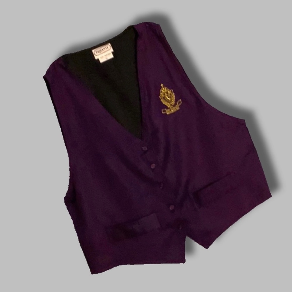 Vintage Piquante Purple Vest